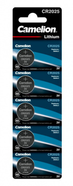 Батарейка Camelion CR2025 Lithium BL-5 150mAh (5шт) блистер