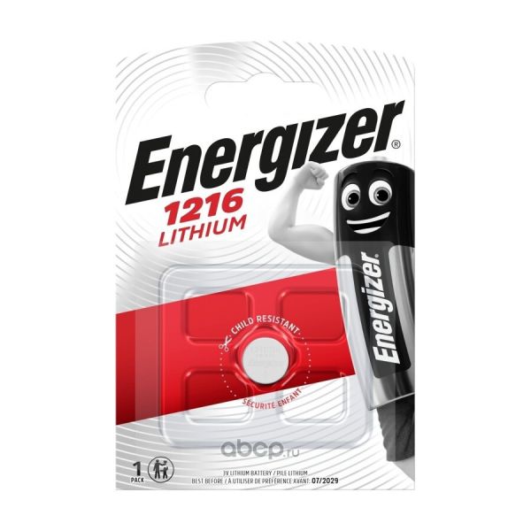 Батарейка Energizer E300843603 CR1216 1 шт.