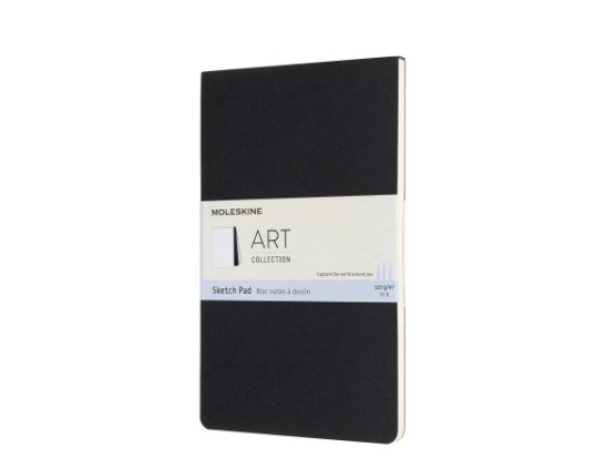 Блокнот Moleskine Art Soft [artskpad3] 24 л без разметки мягкая обложка черный