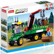 Конструктор Sluban Город Ферма Погрузчик-лесовоз (M38-B0778) 209 деталей