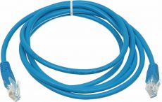 Сетевой кабель Patch cord molded 5E Copper 5m blue